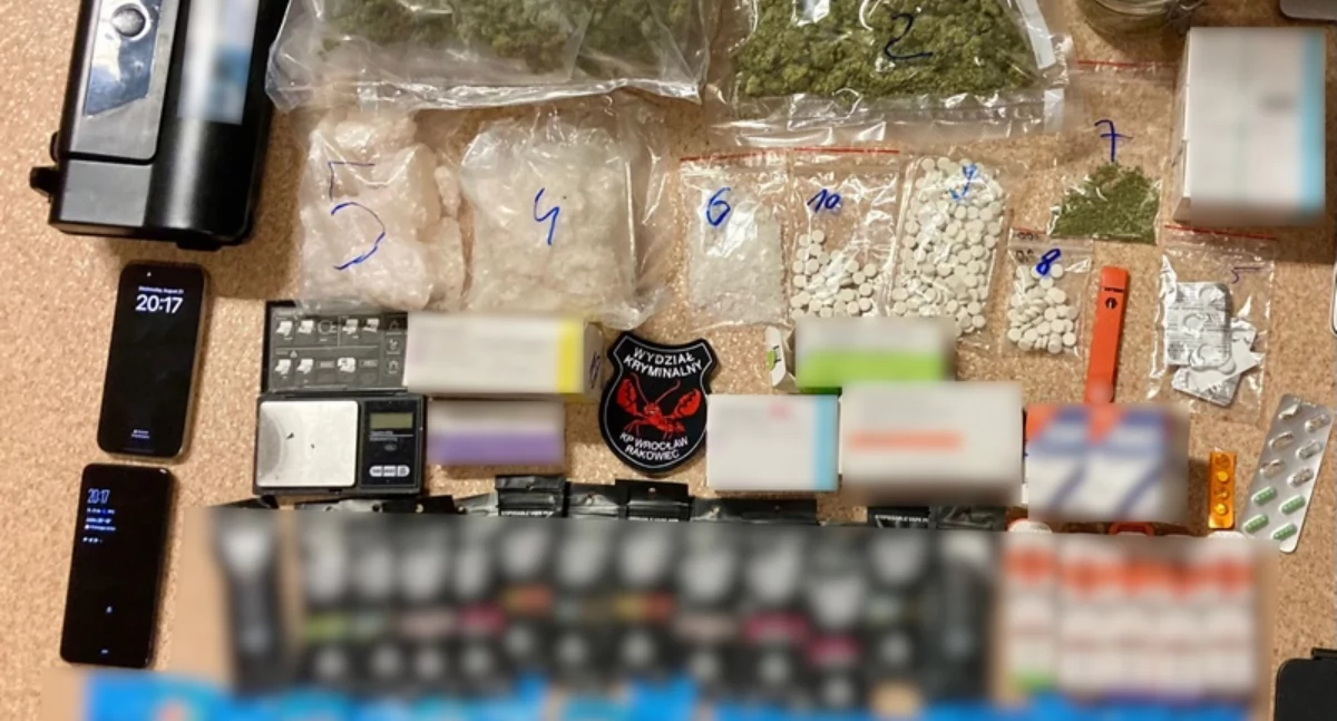 Interwencje, Marihuana mefedron metamfetamina ecstasy Kryminalni wrocławskiego Rakowca skuteczni walce narkobiznesem - zdjęcie, fotografia