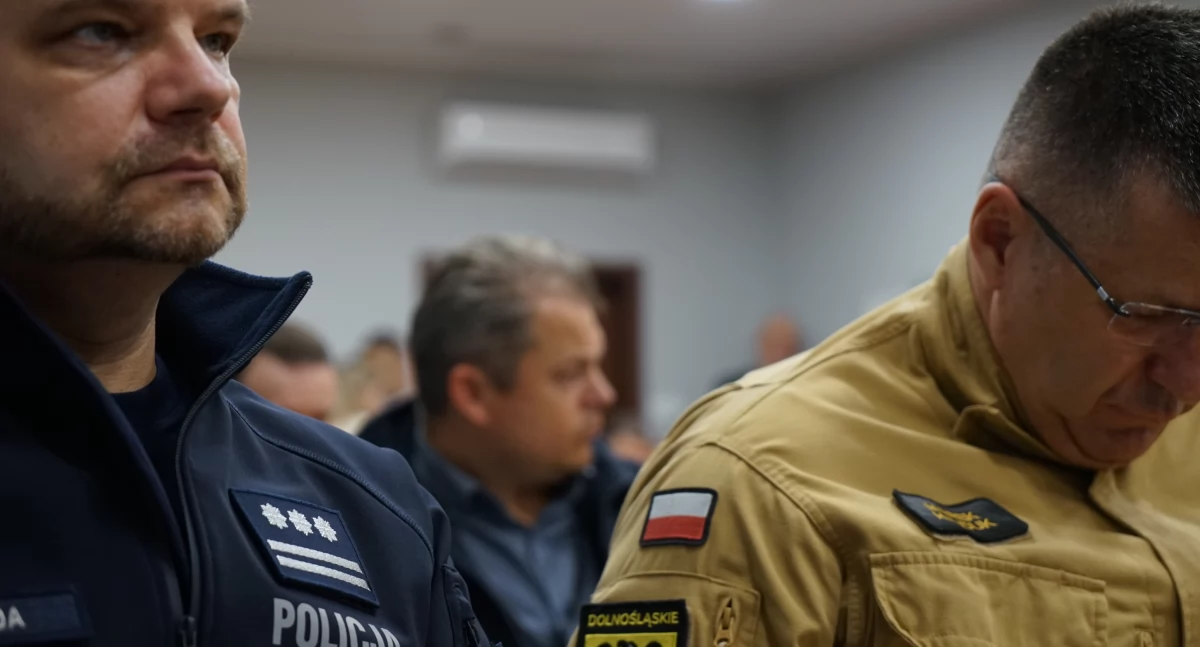 24wroclaw, Wojewódzki Sztab Kryzysowy Województwa Dolnośląskiego MSWiA Powiecie Kłodzkim - zdjęcie, fotografia
