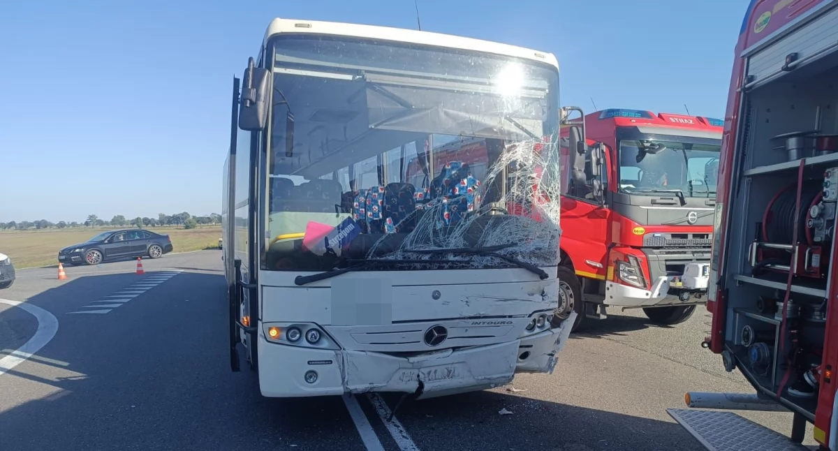 Wypadki drogowe, Kierowca Toyoty Yaris wjechał wprost nadjeżdżający autobus Jedna osoba żyje zostały ciężko ranne - zdjęcie, fotografia