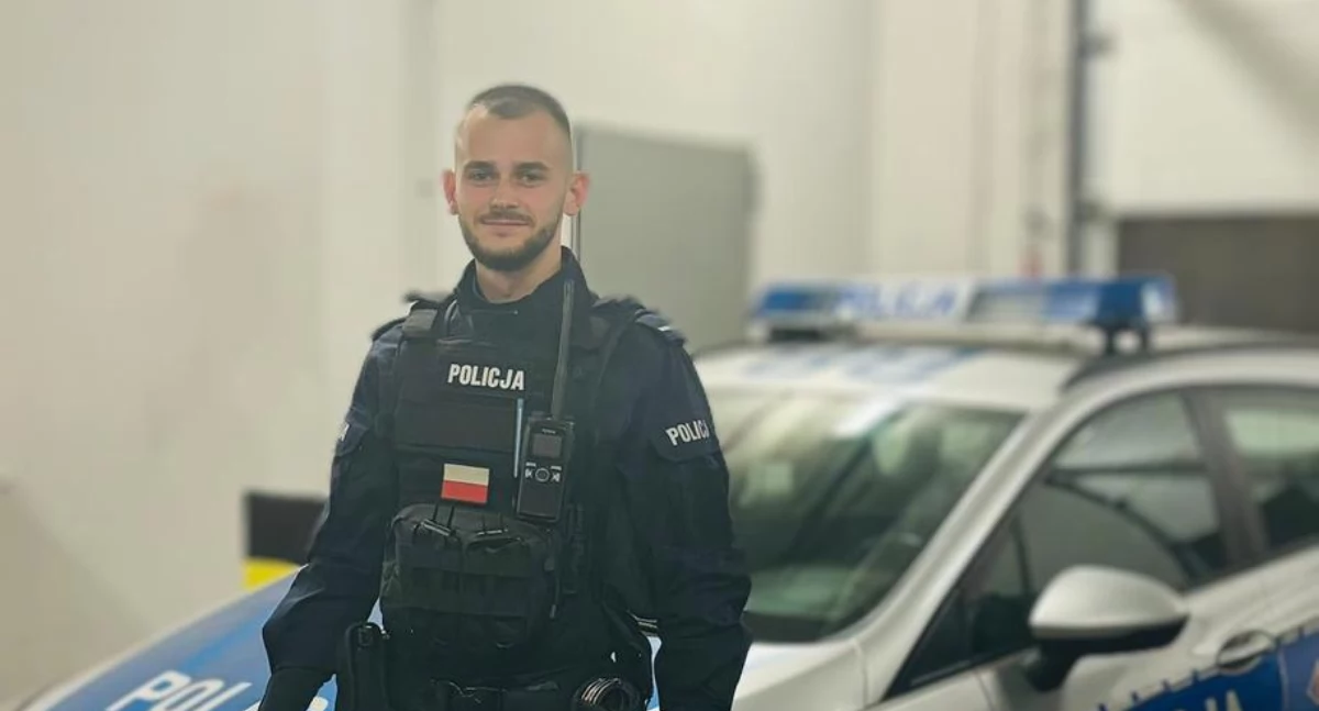 Interwencje, Leżąca chodniku młoda kobieta przestała oddycha życie uratowali oławscy policjanci - zdjęcie, fotografia