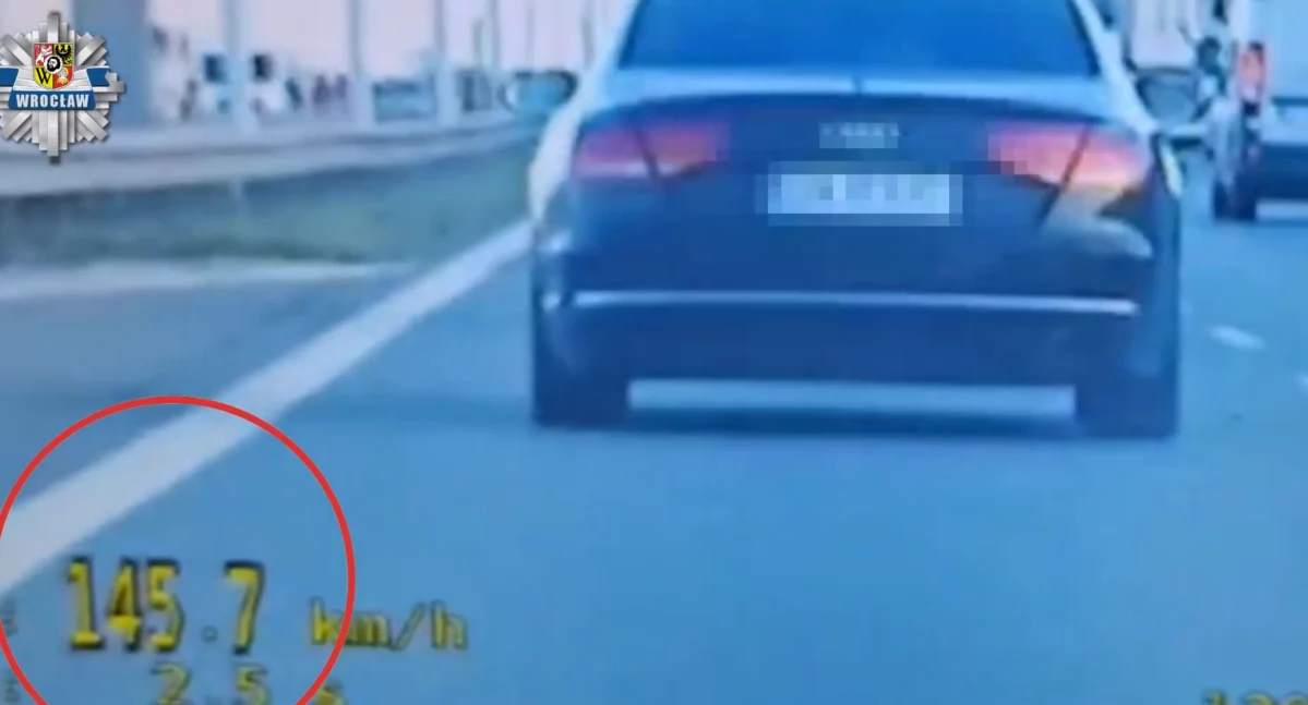 Interwencje, Pędził Autostradową Obwodnicą Wrocławia ponad Tłumaczył spieszył budowę - zdjęcie, fotografia