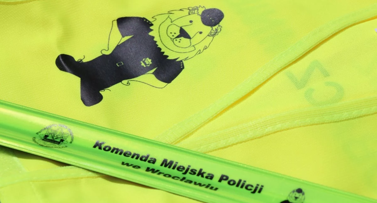 Policja - Komunikaty, odblaski! zobaczyć! zabić! - zdjęcie, fotografia