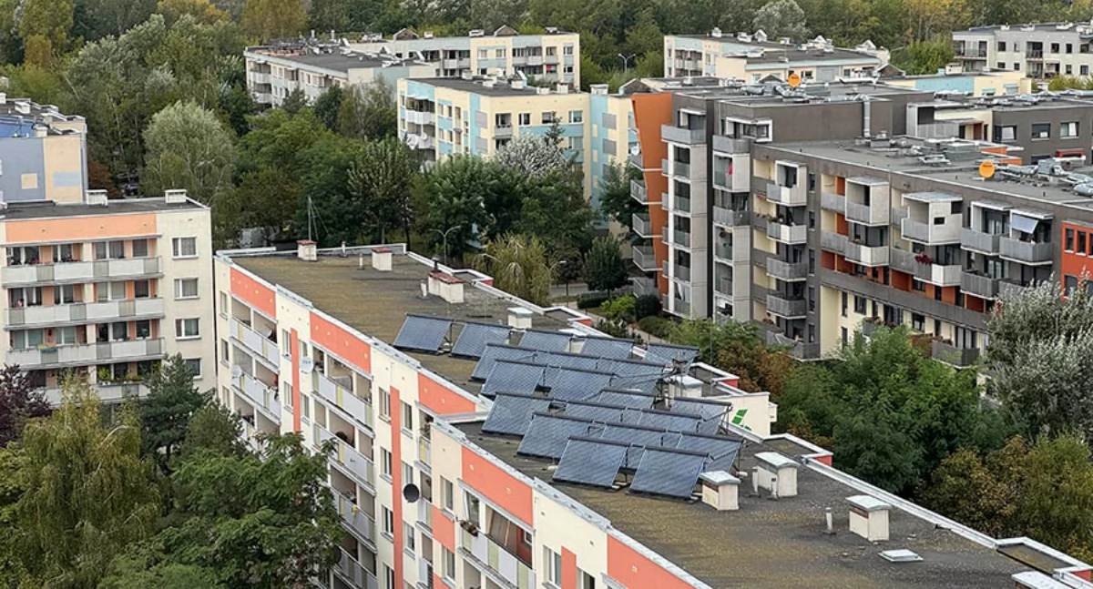 24wroclaw, Wrocławska Spółdzielnia postawiła kolektory Jakie efekty - zdjęcie, fotografia