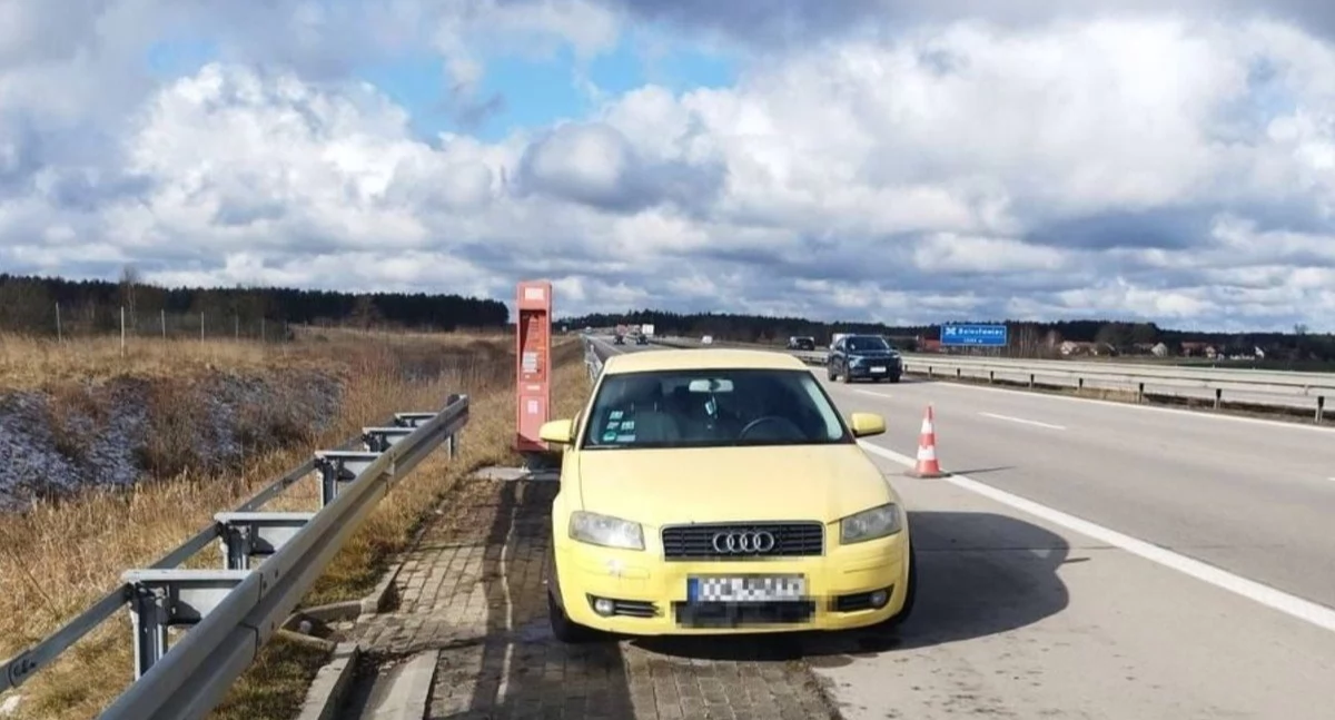 Interwencje, Ukradł paliwo stacji swoje nieszczęście… pomylił dystrybutory Policjanci zatrzymali autostradzie - zdjęcie, fotografia