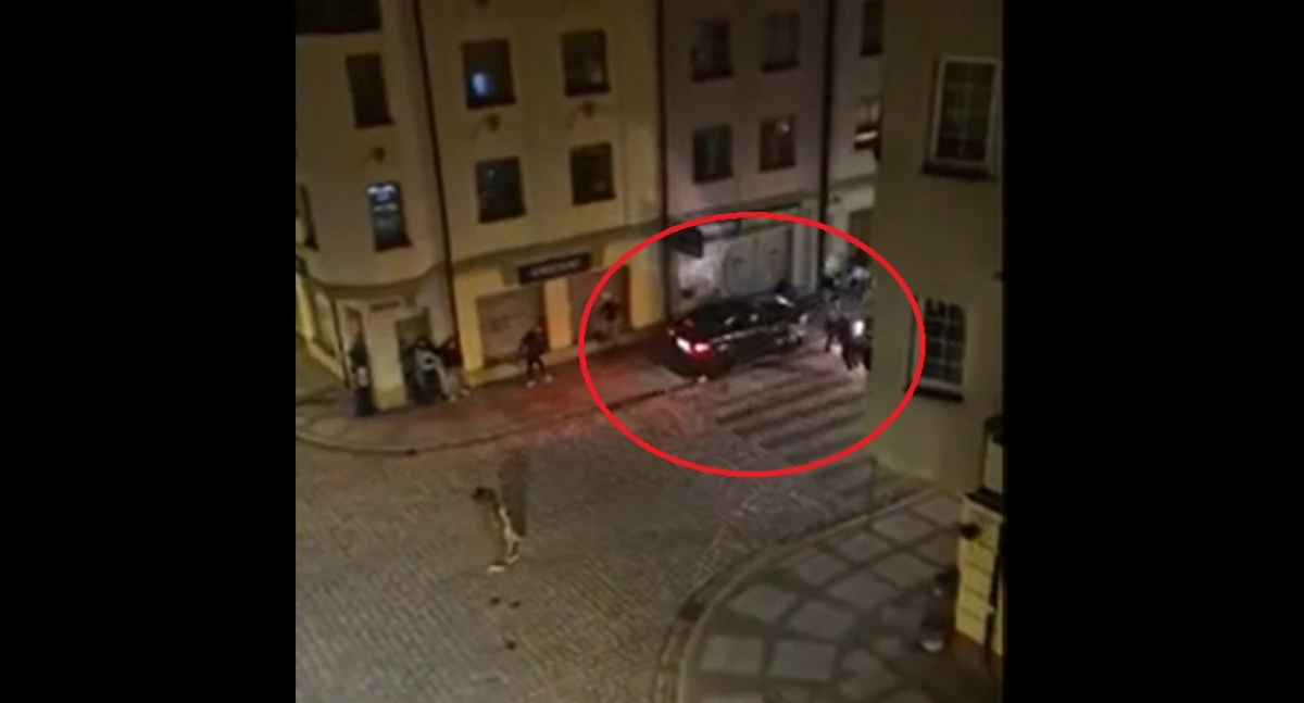 Interwencje, Próbował rozjechać ludzi głogowskiej starówce Kierowca czarnego trafił aresztu - zdjęcie, fotografia