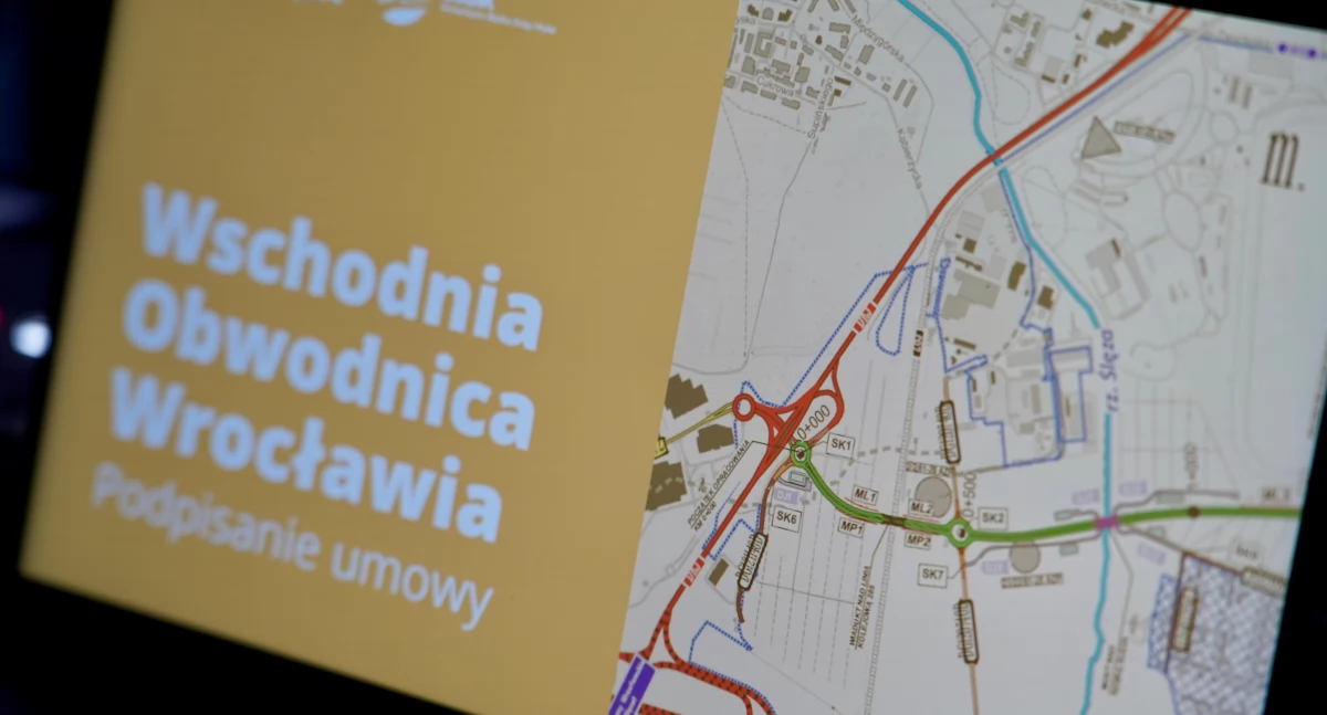 24wroclaw, Podpisano umowę budowę ostatniego odcinka obwodnicy Wrocławia - zdjęcie, fotografia