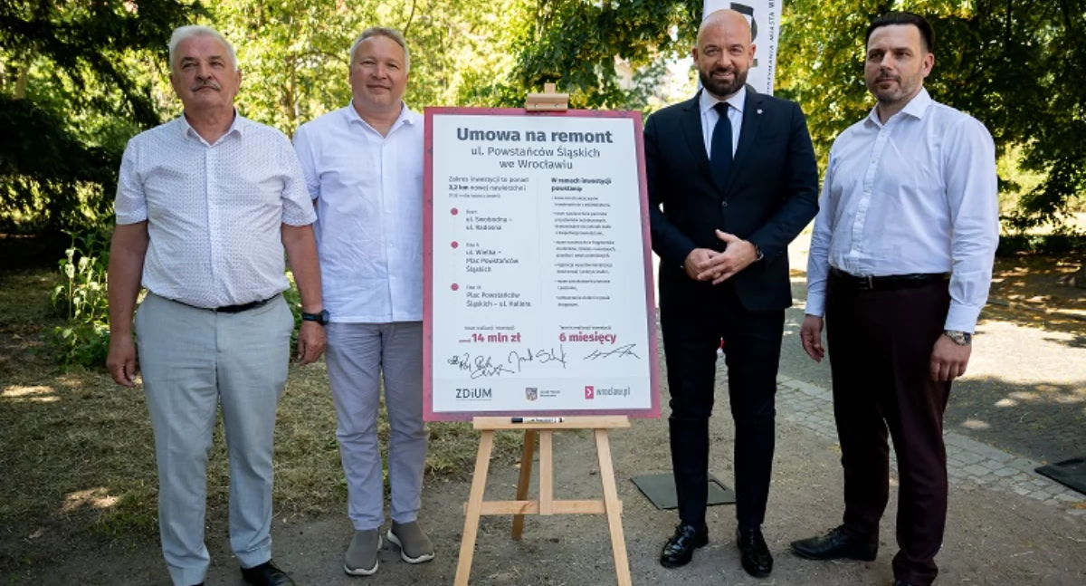 24wroclaw, Umowa podpisana Startuje wyczekiwany remont jednej najważniejszych Wrocławia! - zdjęcie, fotografia