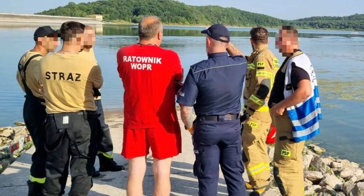 24wroclaw, Tragedia Zalewem Dobromierz żyje letni mężczyzna - zdjęcie, fotografia