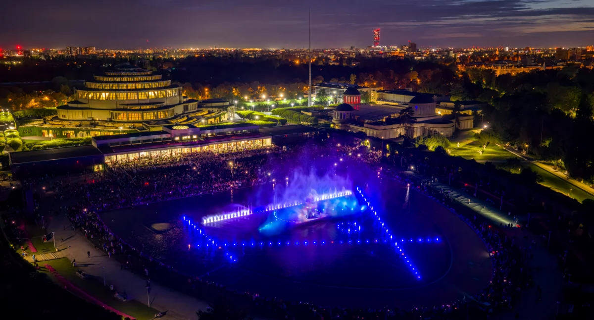 Miejsca we Wrocławiu, Tylko jedna Magia światła muzyki Stulecia - zdjęcie, fotografia