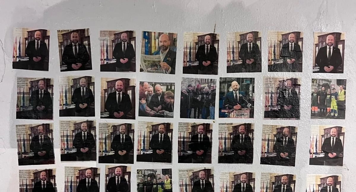 Interwencje, strażniczkę miejską Wrocławiu Sprawca rzucił funkcjonariuszkę słoikiem klejem - zdjęcie, fotografia