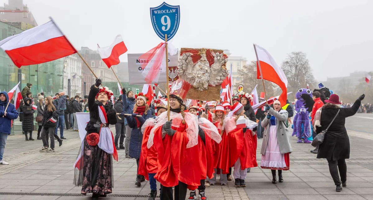 XXII Radosna Parada Niepodległości we Wrocławiu. Historia, barwy i uśmiech na ulicach miasta