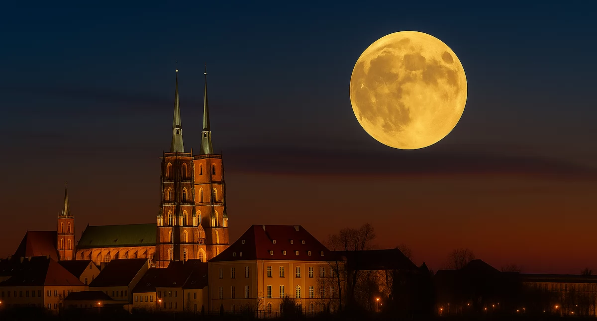 Superpełnia Księżyca nad Polską 5 listopada 2025. Księżyc Bobrów rozświetli niebo