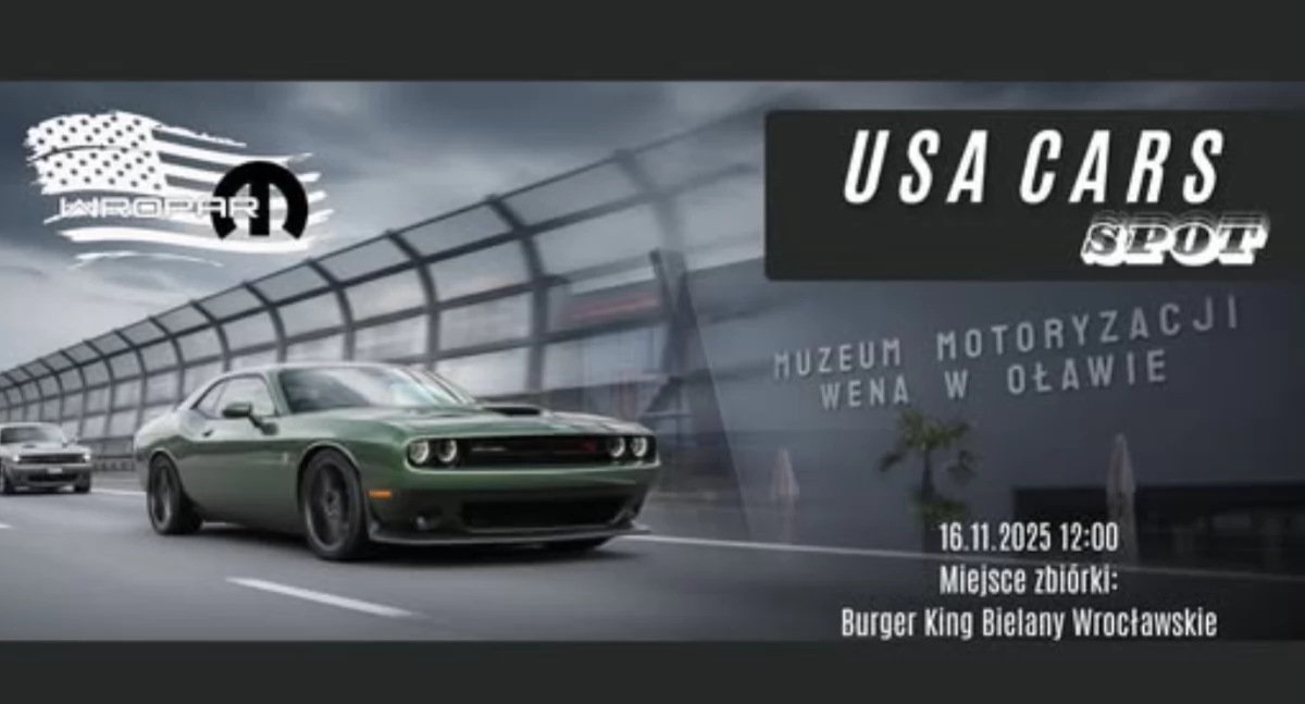 Amerykańskie klasyki zawitają do Oławy. Moc silników i wrażeń pod Muzeum Motoryzacji Wena