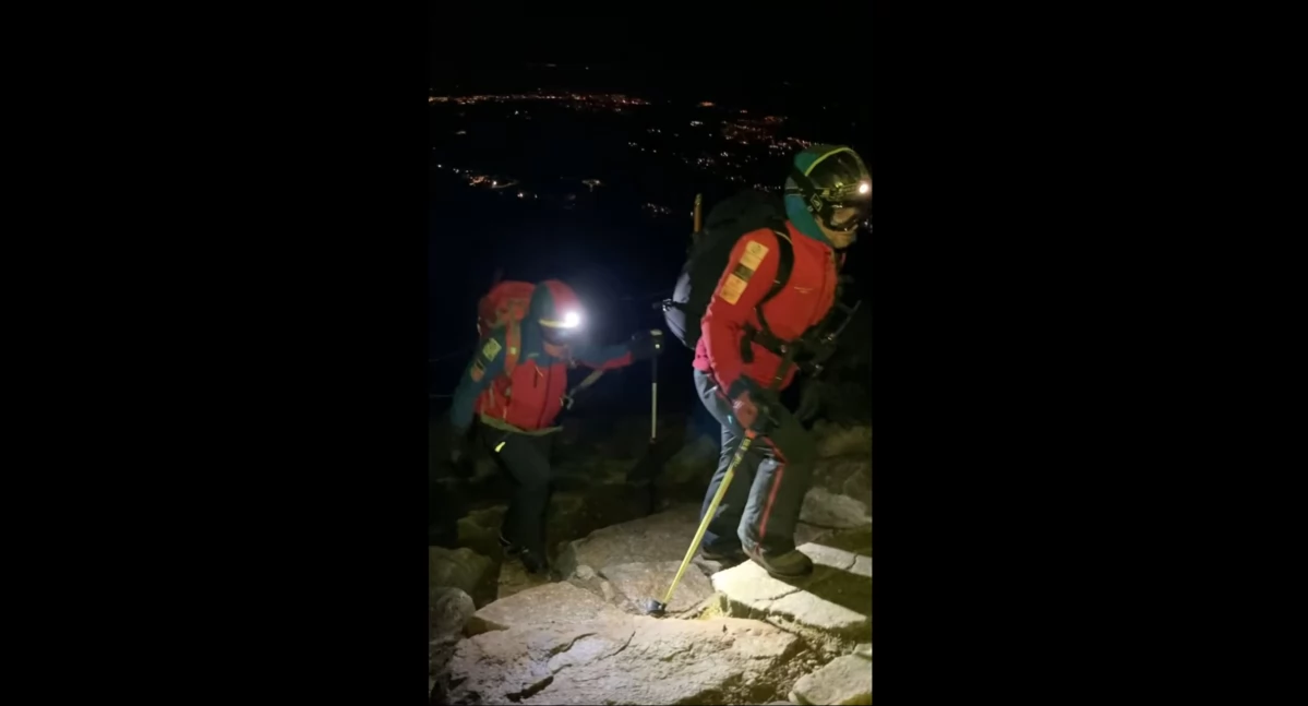 24wroclaw, akcji świątecznej Ratownicy narażali swoje bezpieczeństwo ewakuując pijanego turystę Śnieżki - zdjęcie, fotografia