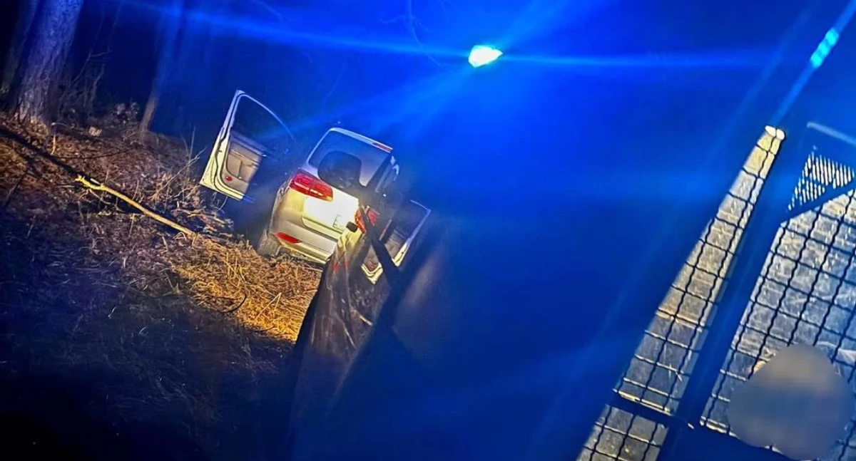 Interwencje, Pościg trasie powiatu oławskiego Kierowca pijany poszukiwany przez rodzinę - zdjęcie, fotografia