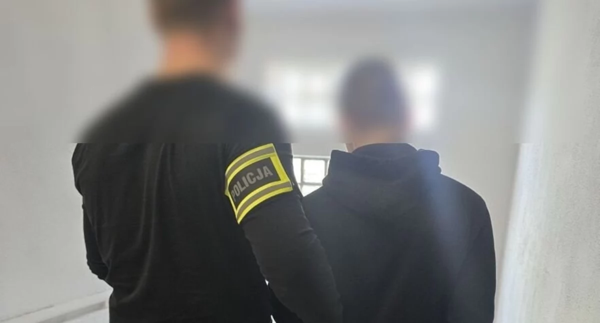 Interwencje, Miłosny zawód zakończył wandalizmem latek zniszczył elewację przedszkola - zdjęcie, fotografia