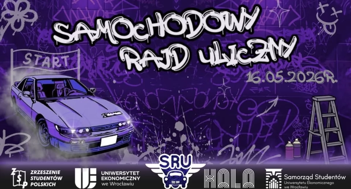 24wroclaw, nadchodzi Zbierz drużynę przebierz dołącz Samochodowego Rajdu Ulicznego - zdjęcie, fotografia