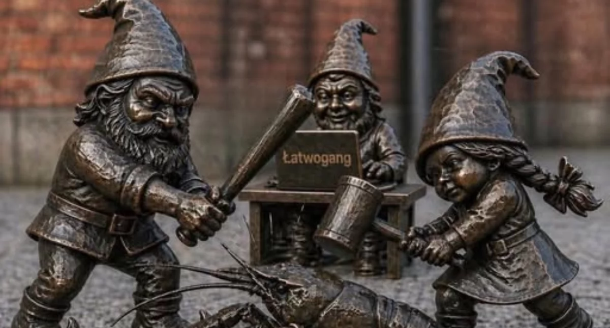 24wroclaw, Czerwony Uniwersytecki krasnal Cancer Fighters Wrocław dziękuje wielką akcję - zdjęcie, fotografia