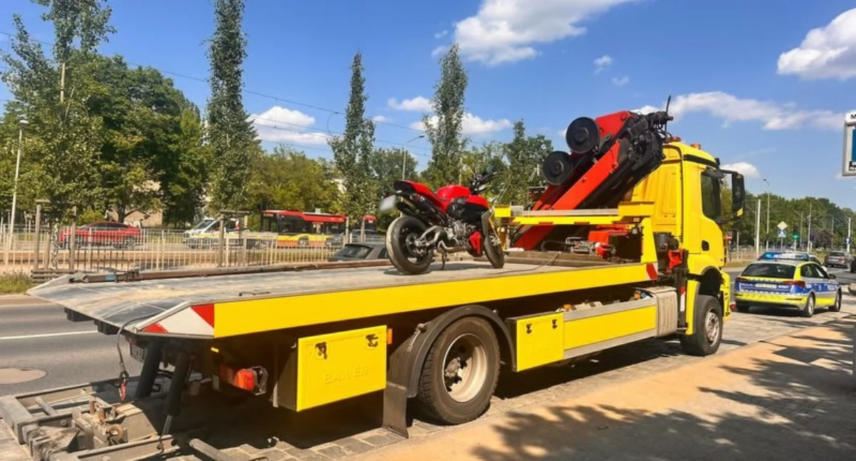 24wroclaw, Wrocław Ponad kontroli motocykli jeden dzień Policja podsumowuje działania rzecz bezpieczeństwa - zdjęcie, fotografia
