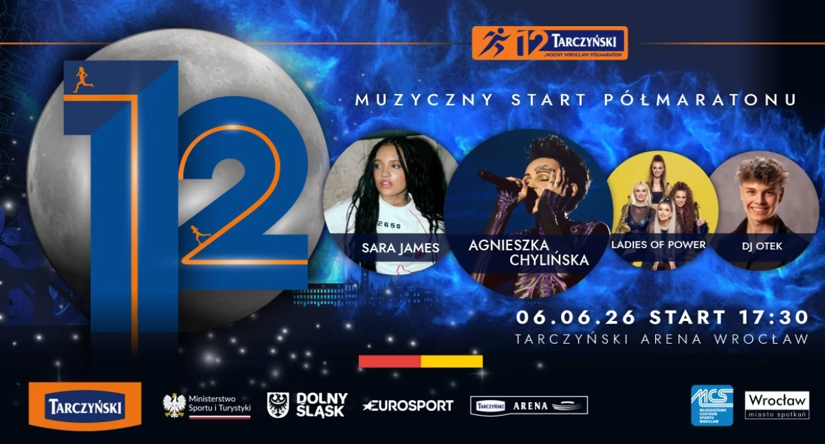 24wroclaw, Muzyka emocje sportowe święto Wrocławiu Wielki koncert przed Nocnym Półmaratonem - zdjęcie, fotografia