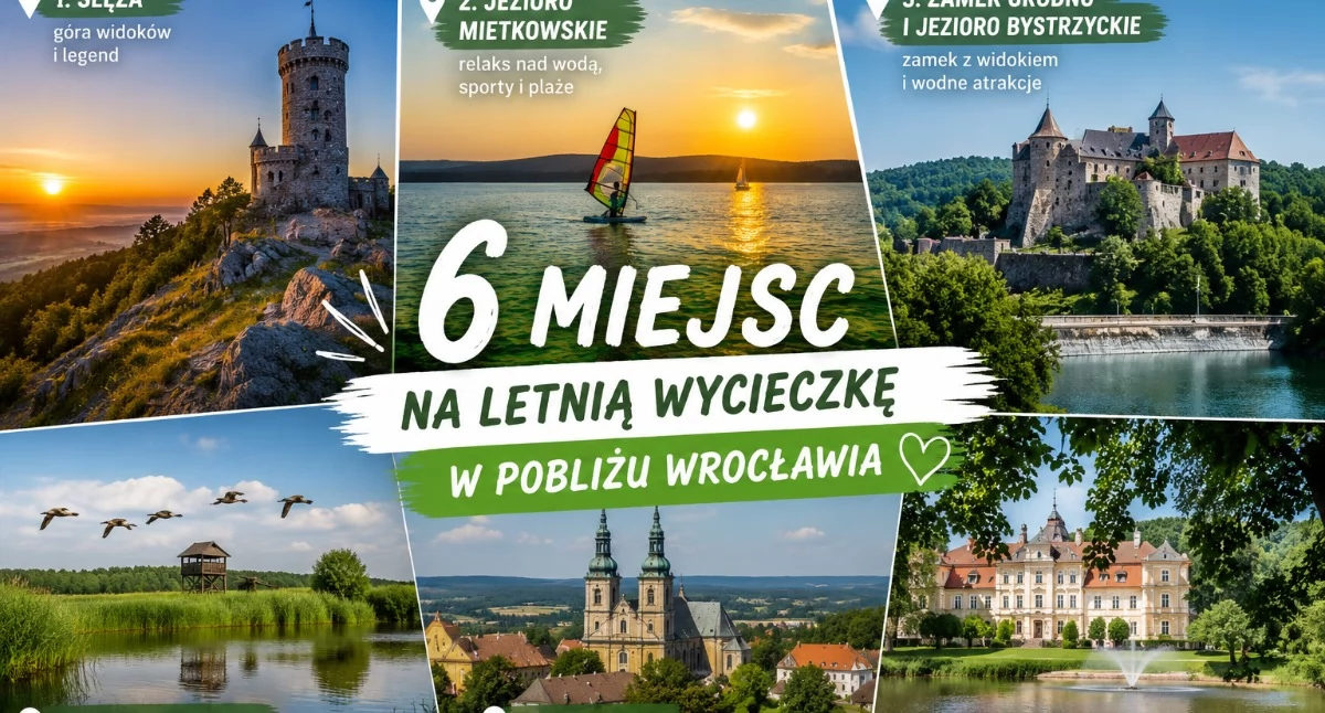 Turystyka, świetnych miejsc letnią wycieczkę niedaleko Wrocławia - zdjęcie, fotografia