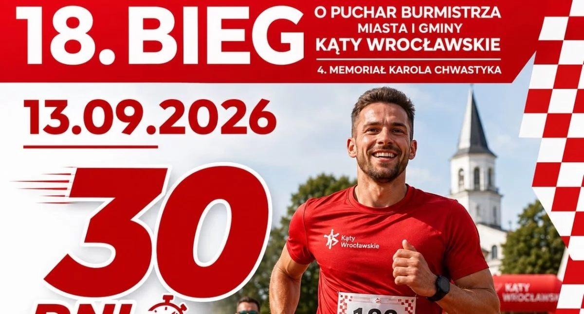 Pobiegną przez pola i lasy. 18. Bieg o Puchar Burmistrza Kątów Wrocławskich już we wrześniu