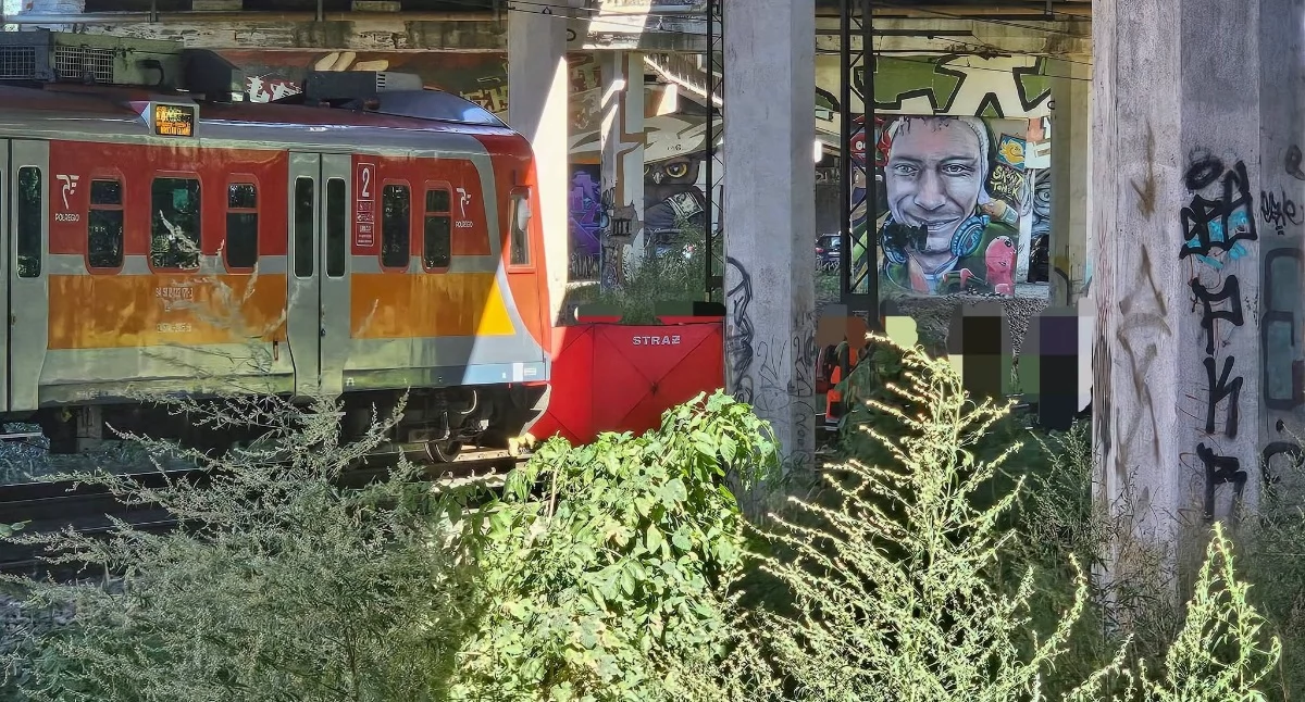 Tragedia na torach we Wrocławiu. Pociąg śmiertelnie potrącił mężczyznę, ruch został wstrzymany