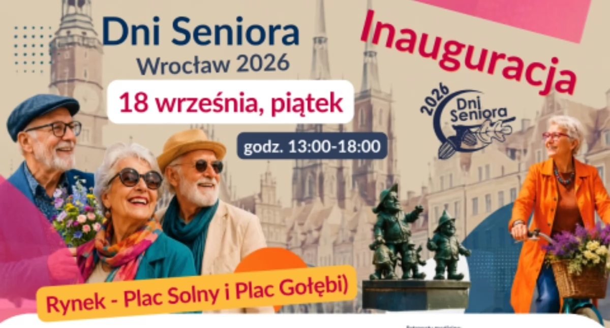Dni Seniora Wrocław 2026. Marsz Kapeluszy, koncert Haliny Frąckowiak i pięć tygodni wydarzeń