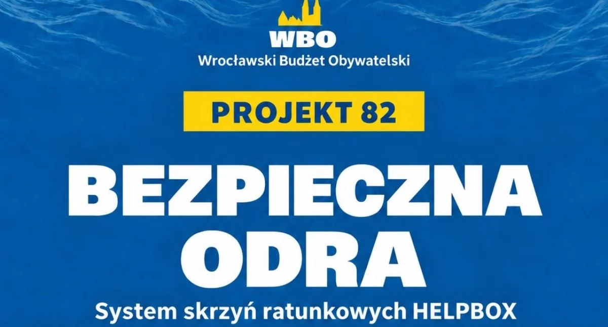 Wodna Służba Ratownicza chce bezpieczniejszej Odry. Ich projekt walczy o głosy w WBO 2026