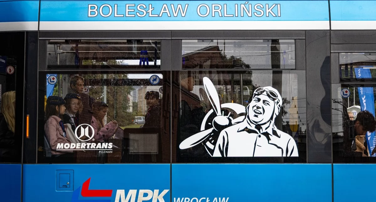 Z nieba na wrocławskie tory. Bolesław Orliński patronem tramwaju MPK Wrocław