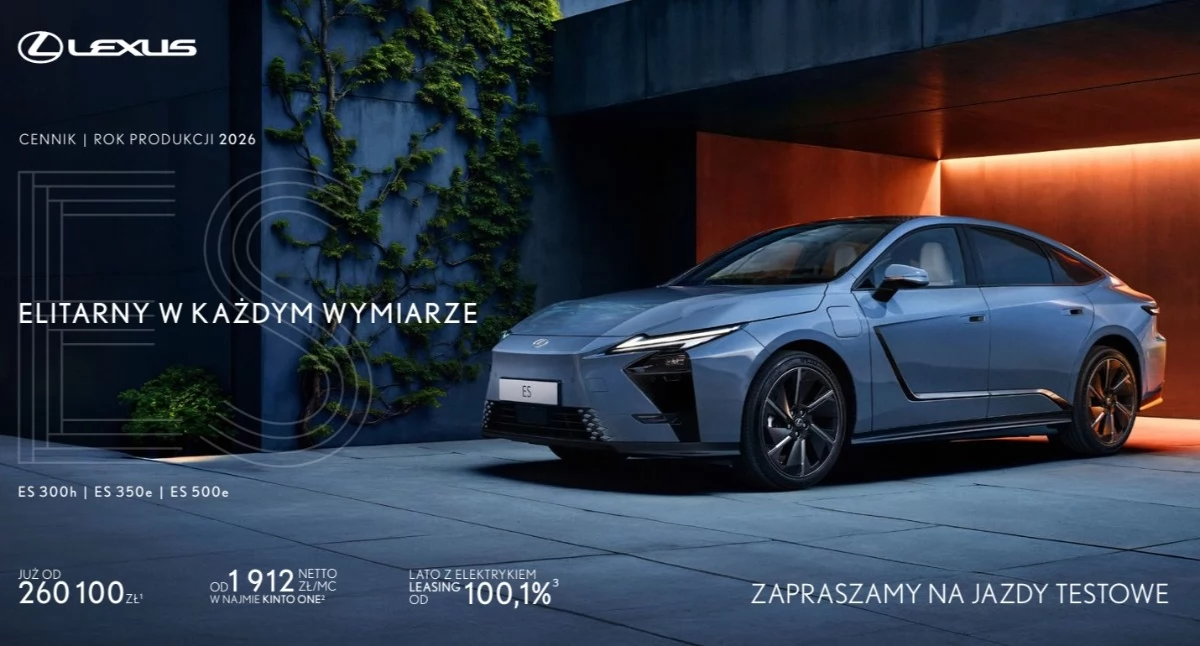 Nowy Lexus ES w trzech wersjach. Poznaj 300h, 350e i 500e w salonie Lexus Wrocław
