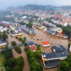 fot. Jelenia Góra z lotu ptaka / Studio Gieroń