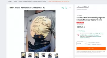 Koszulka Karkonosze GO z autografem Mariusza Wacha na licytacji WOŚP