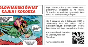 Wernisaż „Słowiańskiego Świata Kajka i Kokosza” 1 czerwca w Centrum Historii Zajezdnia