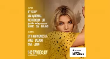 Pop, rock i orkiestrowe granie we Wrocławiu! Santander Letnie Brzmienia ogłaszają Edytę Bartosiewicz, Anię Dąbrowską, Zalewskiego i plejadę polskich gwiazd