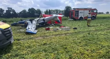 Wypadek awionetki w powiecie ząbkowickim. Na miejscu trwa akcja ratunkowa