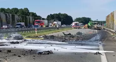 Tragiczny wypadek na S8. BMW jechało pod prąd. Kierowca poniósł śmierć na miejscu