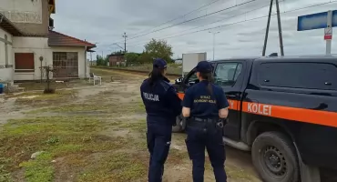 Wspólne działania Policji i Straży Ochrony Kolei w Oleśnicy w ramach „RAIL ACTION WEEK”