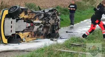 Śmiertelny wypadek podczas Rajdu Nyskiego 2025. Jedna osoba nie żyje, druga w ciężkim stanie