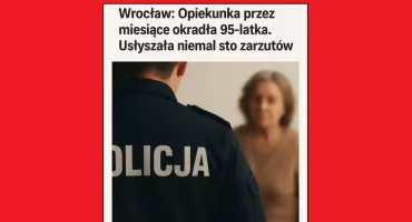 Wrocław. Opiekunka przez miesiące okradała 95-latka. Usłyszała niemal sto zarzutów