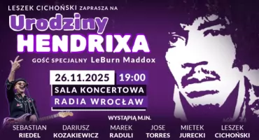 Magia gitary na scenie. Urodziny Hendrixa i jubileusz Leszka Cichońskiego
