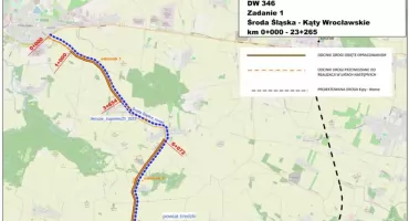 BERGER Bau wyremontuje drogę wojewódzką nr 346 na odcinku Środa Śląska – Kąty Wrocławskie