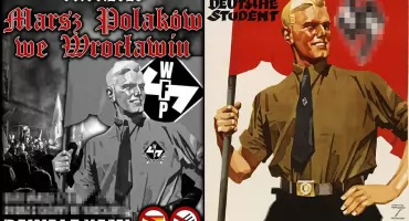 Nazistowska grafika promowała Marsz Polaków. Wrocław nie godzi się na symbole totalitaryzmu