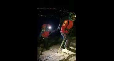 GOPR w akcji świątecznej. Ratownicy narażali swoje bezpieczeństwo, ewakuując pijanego turystę ze Śnieżki