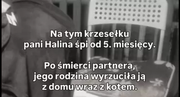 Jednego dnia straciła partnera, mieszkanie i godność. Wrocławianka przez pół roku mieszkała na klatce schodowej, jej łóżkiem było krzesło