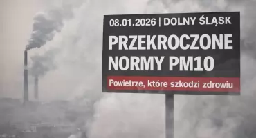 Wrocław i Dolny Śląsk z najgorszym powietrzem w Europie. 8 stycznia 2026 to kolejny dzień alarmu smogowego