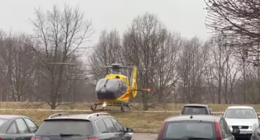 Trujący czad z junkersa niemal zabił rodzinę. Dwie osoby trafiły do szpitala, w tym 9-miesięczne dziecko. Na miejscu lądował śmigłowiec LPR