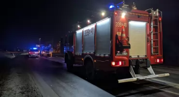 Awaria na Wschodniej Obwodnicy Wrocławia. Droga zamknięta po wycieku 600 litrów paliwa. Utrudnienia mogą potrwać do jutra