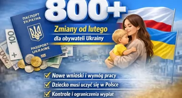 Od lutego zmiany w 800+ dla obywateli Ukrainy. Nowe warunki i nowe obowiązki
