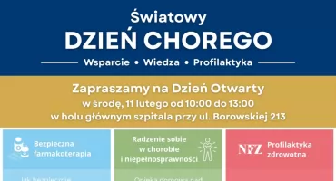 W Światowy Dzień Chorego przyjdź do szpitala na Borowskiej po poradę